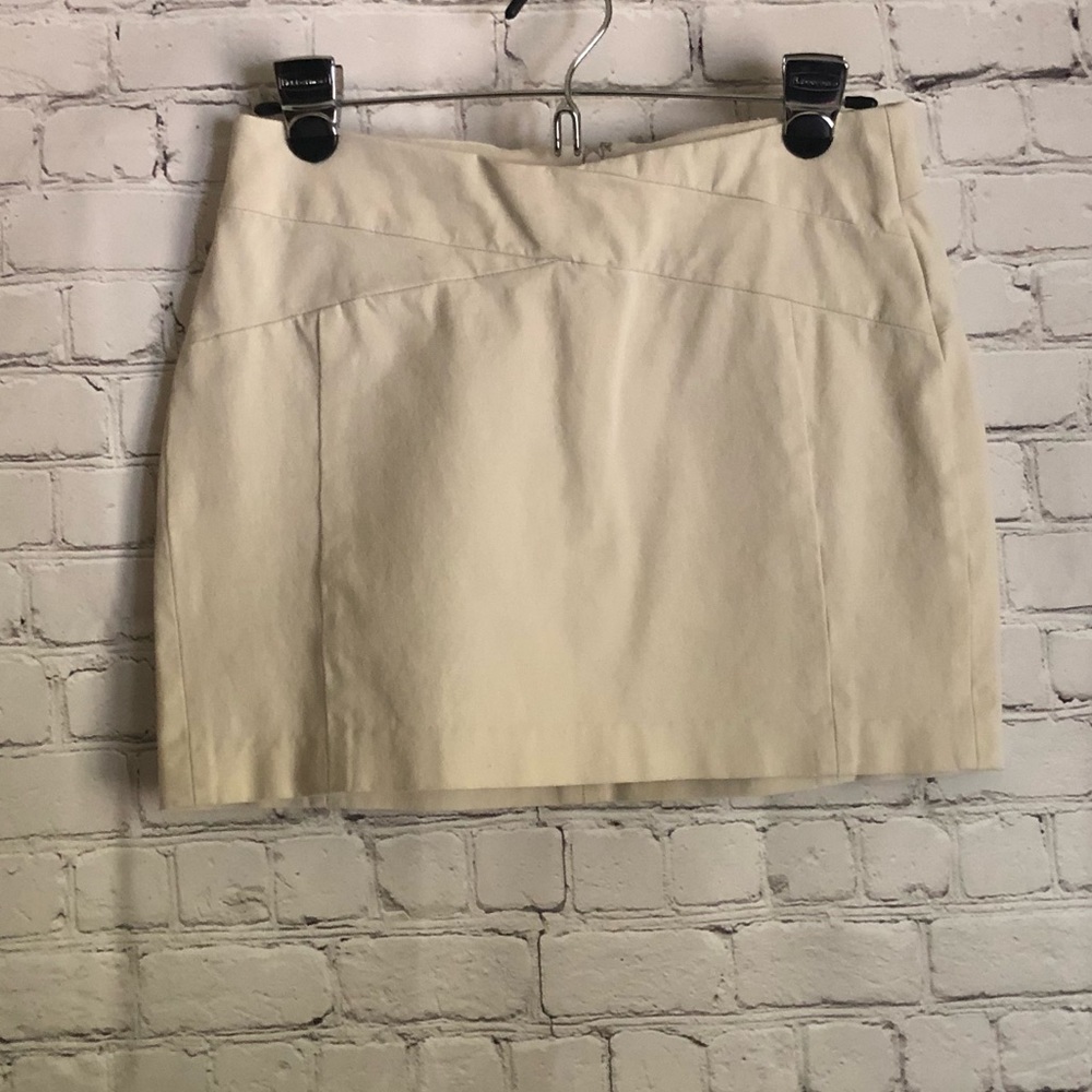 Banana Republic khaki  mini skirt size 2